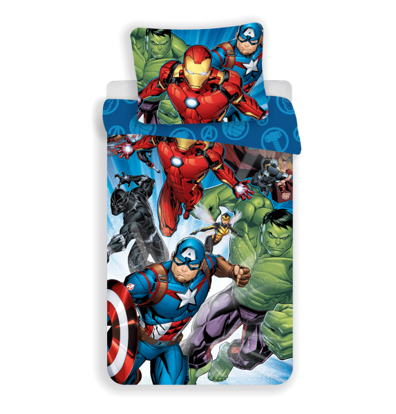 Pościel licencyjna Avengers 140x200 Jerry Fabrics 272886