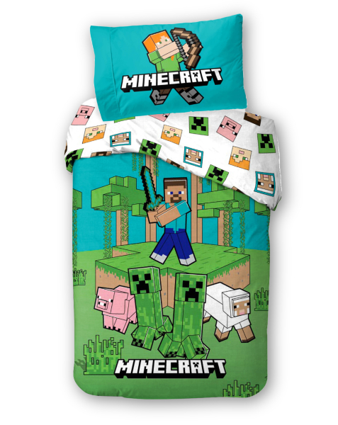 Pościel licencyjna Minecraft 140x200 BrandMac 806386
