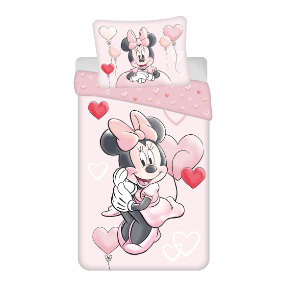 Pościel licencyjna Myszka Minnie 140x200 Jerry Fabrics 272846