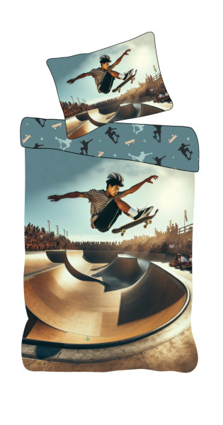 Pościel młodzieżowa Skate Deskorolka 140x200 BrandMac 757463