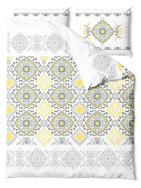 Pościel satynowa 160x200 Sunshine Glamour biała Home Satin 765380