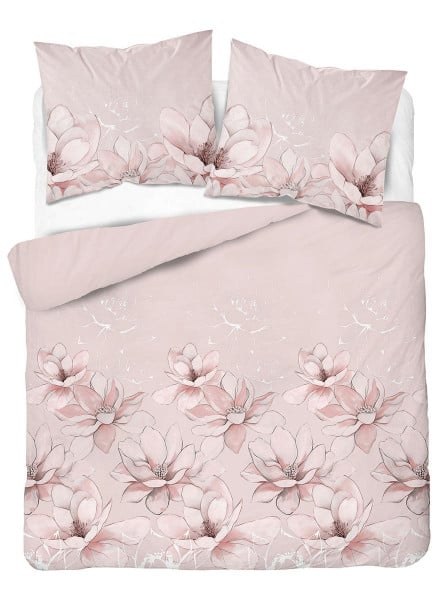 Pościel satynowa Harmonia 160x200 różowa magnolia 1065771