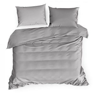Pościel satynowa Harmony 220×200 + 70×80 szara elegancja i komfort 1008334 Pościel satynowa Harmony 220×200 + 70×80 szara elegancja i komfort 1008334