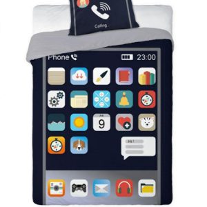 Pościel świecąca w ciemności 140×200 Smartfon telefon bawełniana 958010 Pościel świecąca w ciemności 140×200 Smartfon telefon bawełniana 958010