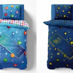 Pościel świecąca w ciemności Smartfon 160×200 Detexpol 265811 Pościel świecąca w ciemności Smartfon 160×200 Detexpol 265811
