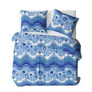 Pościel z kory 140×200 014F Lizaki Niebieskie guziki 100% bawełna gruba 1078317 Pościel z kory 140×200 014F Lizaki Niebieskie guziki 100% bawełna gruba 1078317