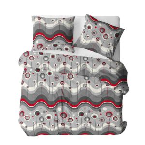 Pościel z kory 140×200 Lizaki Szare Czerwone Czarne na guziki 100% bawełna 1078315 Pościel z kory 140×200 Lizaki Szare Czerwone Czarne na guziki 100% bawełna 1078315