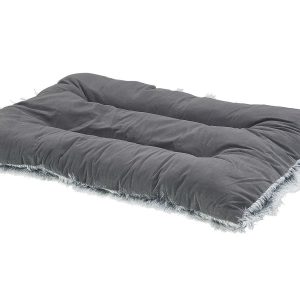 Posłanie legowisko dla psa 60 x 45 cm szare 58392 Posłanie legowisko dla psa 60 x 45 cm szare 58392