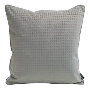 Poszewka 40×40 Amelia srebrna pepitka welurowa 741471 Poszewka 40×40 Amelia srebrna pepitka welurowa 741471