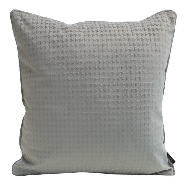 Poszewka 40x40 Amelia srebrna pepitka welurowa 741471