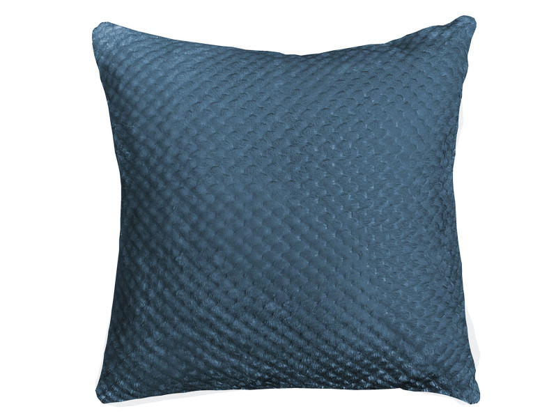Poszewka 40x40 Amorro żakardowa błękitna wytłaczana 240g/m2 83093