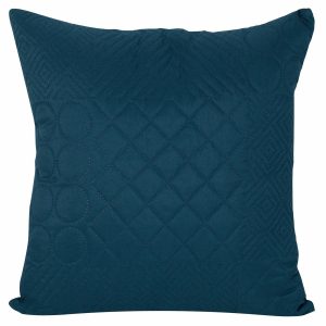 Poszewka 40×40 Boni 5 granatowa geometryczna 83021 Poszewka 40×40 Boni 5 granatowa geometryczna 83021