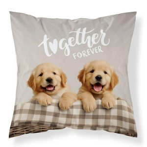 Poszewka 40×40 dwa szczeniaki „Together forever” MF034 A – Fun Dreams 965010 Poszewka 40×40 dwa szczeniaki „Together forever” MF034 A – Fun Dreams 965010