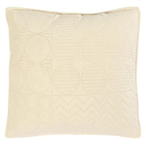 Poszewka 40×40 Elegant kremowa welurowa geometryczna 84436 Poszewka 40×40 Elegant kremowa welurowa geometryczna 84436