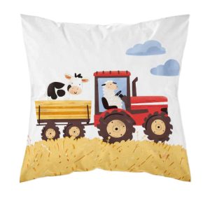 Poszewka 40×40 farma czerwony traktor i zwierzątka – PSBA 48 A – Mayamoo 990799 Poszewka 40×40 farma czerwony traktor i zwierzątka – PSBA 48 A – Mayamoo 990799