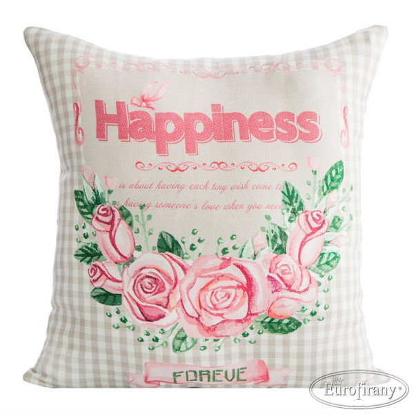 Poszewka 40x40 Happiness 990512