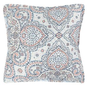 Poszewka 40×40 Harem niebieska pudrowa oranamenty 83108 Poszewka 40×40 Harem niebieska pudrowa oranamenty 83108
