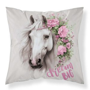 Poszewka 40×40 koń w kwiatach „Dream Big” MF038 A – Fun Dreams 965037 Poszewka 40×40 koń w kwiatach „Dream Big” MF038 A – Fun Dreams 965037