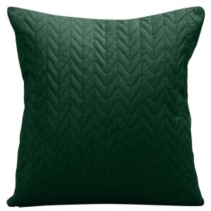 Poszewka 40×40 Luiz 4 zielona pikowana w jodełkę welurowa 983087 Poszewka 40×40 Luiz 4 zielona pikowana w jodełkę welurowa 983087