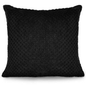 Poszewka 40×40 Monte czarna z mikrofibry 942441 Poszewka 40×40 Monte czarna z mikrofibry 942441