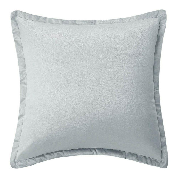 Poszewka 40x40 popielata Soft welurowa 962206