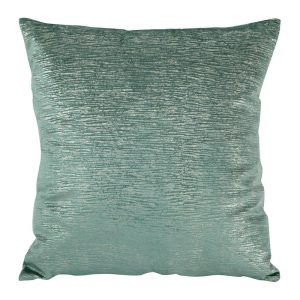 Poszewka 45×45 Mabel turkusowa srebrna welurowa 83013 Poszewka 45×45 Mabel turkusowa srebrna welurowa 83013