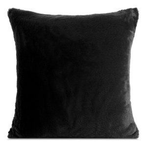 Poszewka 45×45 Nina czarna futrzana 988485 Poszewka 45×45 Nina czarna futrzana 988485