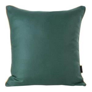Poszewka 45×45 Premium 7 zielona szałwiowa złota lamówka 83478 Poszewka 45×45 Premium 7 zielona szałwiowa złota lamówka 83478