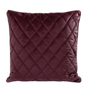 Poszewka 45×45 Velvet 27 D bordowa welurowa geometryczna 83456 Poszewka 45×45 Velvet 27 D bordowa welurowa geometryczna 83456