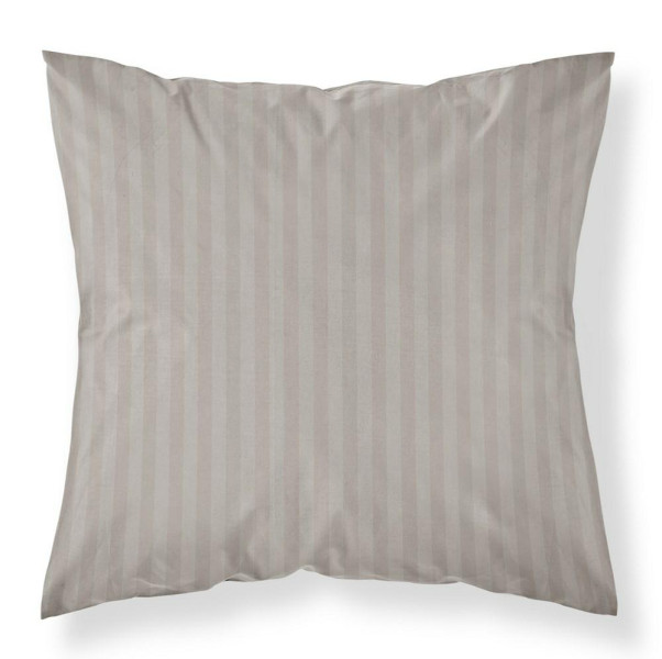 Poszewka adamaszkowa 40x40 beżowa jednobarwna paski 1 cm Pure 965046