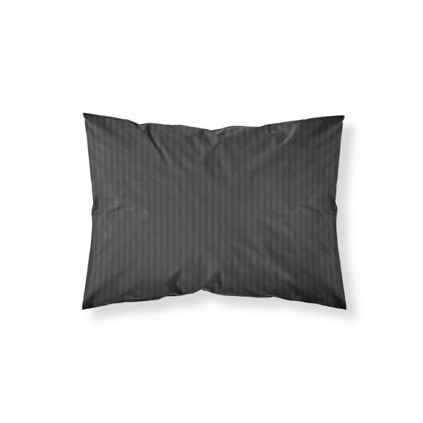 Poszewka adamaszkowa 40x40 czarna jednobarwna paski 1 cm Pure 965015