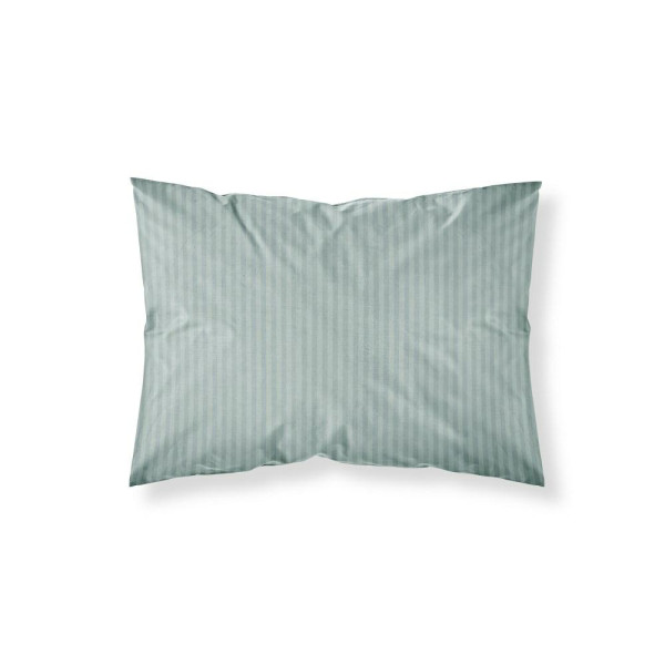 Poszewka adamaszkowa 50x60 miętowa jednobarwna paski 1 cm Pure 965017