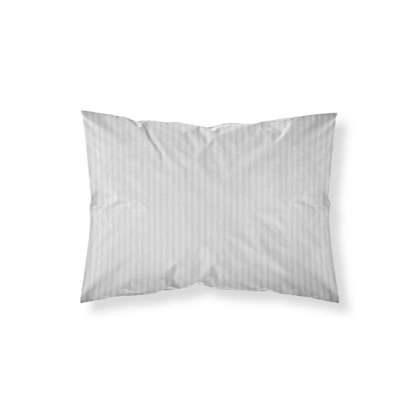 Poszewka adamaszkowa 50x60 srebrna jednobarwna paski 1 cm Pure 965027