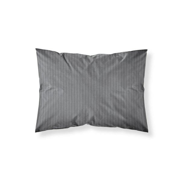 Poszewka adamaszkowa 50x60 szara ciemna jednobarwna paski 1 cm Pure 965035
