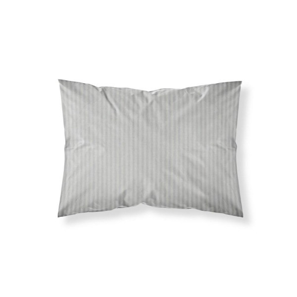 Poszewka adamaszkowa 50x60 szara jasna jednobarwna paski 1 cm Pure 966164