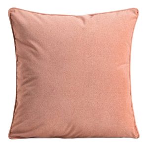 Poszewka ARMADALE z gęsto tkanego weluru różowa 45x45cm HOMLA 913054