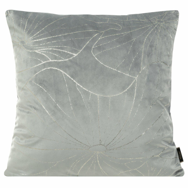 Poszewka BLINK 25 welwetowa popielata 45x45 cm elegancka ozdobna 950948