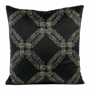 Poszewka BLINK 30 welwetowa czarna 45×45 cm dekoracyjna 950947 Poszewka BLINK 30 welwetowa czarna 45×45 cm dekoracyjna 950947