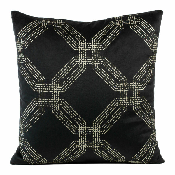 Poszewka BLINK 30 welwetowa czarna 45x45 cm dekoracyjna 950947