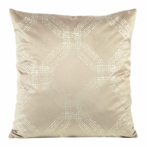 Poszewka BLINK 30 welwetowa kremowa 45×45 cm elegancka ozdobna 950931 Poszewka BLINK 30 welwetowa kremowa 45×45 cm elegancka ozdobna 950931