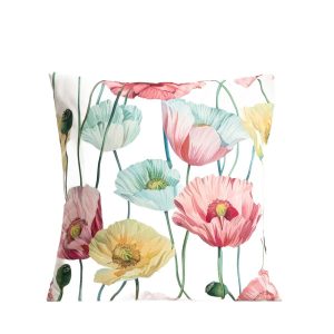 Poszewka CINTIA z dekoracyjnym kwiatowym wzorem 45x45cm HOMLA 945957 Poszewka CINTIA z dekoracyjnym kwiatowym wzorem 45x45cm HOMLA 945957