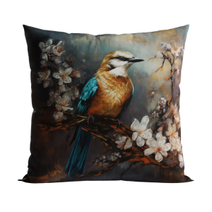 Poszewka dekoracyjna 40×40 cm Ptak Atos Velvet ciemny turkusowy, petrol 812413 Poszewka dekoracyjna 40×40 cm Ptak Atos Velvet ciemny turkusowy, petrol 812413