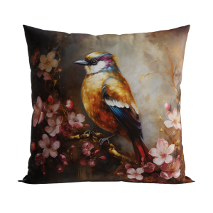 Poszewka dekoracyjna 40×40 cm Ptak Paloma Velvet różowy 812412 Poszewka dekoracyjna 40×40 cm Ptak Paloma Velvet różowy 812412