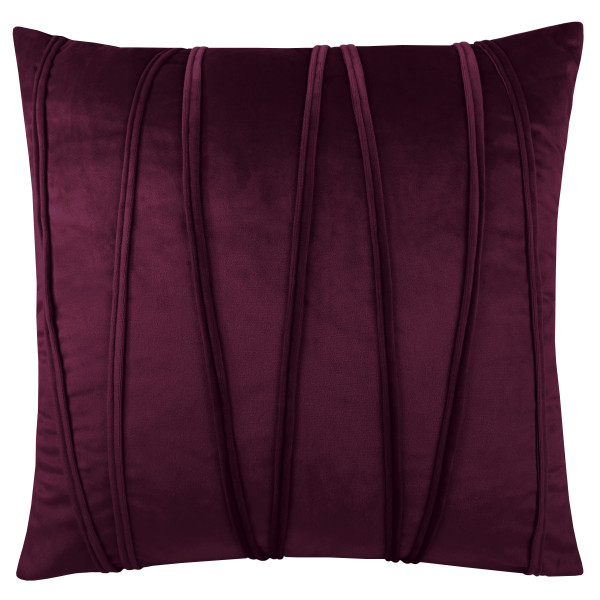 Poszewka Dekoracyjna 45x45 cm MONTREAL Velvet Welurowa - Śliwka 959638