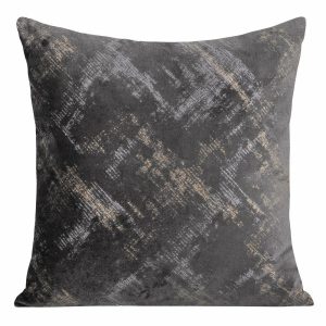 Poszewka dekoracyjna ADRIA 40×40 welwet grafitowo-beżowy gradient glamour 1023034 Poszewka dekoracyjna ADRIA 40×40 welwet grafitowo-beżowy gradient glamour 1023034