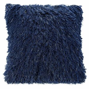 Poszewka dekoracyjna CELIA 40×40 cm granatowa z połyskiem na zamek 1023038 Poszewka dekoracyjna CELIA 40×40 cm granatowa z połyskiem na zamek 1023038