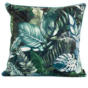 Poszewka dekoracyjna Flower 45×45 cm zielona 236114 Poszewka dekoracyjna Flower 45×45 cm zielona 236114