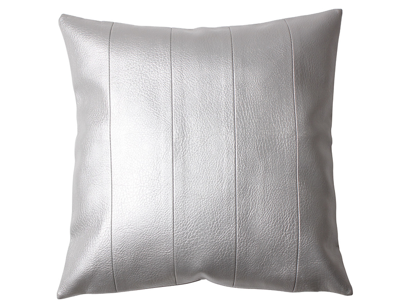 Poszewka dekoracyjna Froid 45x45 cm srebrna 236028