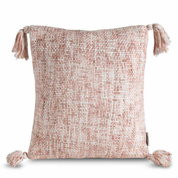 Poszewka dekoracyjna GATI 40x40 cm boho frędzle róż chwosty 411582