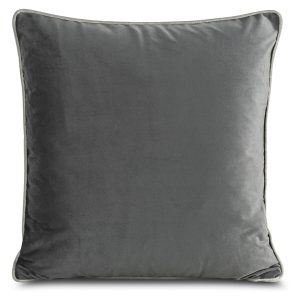Poszewka dekoracyjna Melia 45×45 cm stalowa 219763 Poszewka dekoracyjna Melia 45×45 cm stalowa 219763